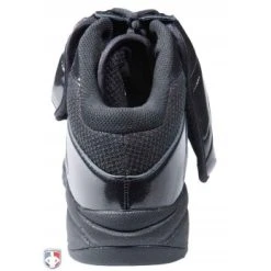 New Balance Referee And Umpire Shoes New Balance V3 All-Black Mid-Cut Umpire Plate Shoes -smitty shop MU460XB3 New Balance V3 All Black Mid Cut Umpire Plate Shoes Back View