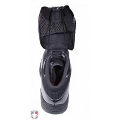 New Balance Referee And Umpire Shoes New Balance V3 Black & White Mid-Cut Umpire Plate Shoes -smitty shop MU460XT3 New Balance V3 Black White Mid Cut Umpire Plate Shoes Top View with Plate Up