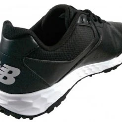 New Balance Referee And Umpire Shoes New Balance V3 Black & White Low-Cut Umpire Base Shoes -smitty shop MU950XT3 New Balance V3 Black White Low Cut Umpire Base Shoes Inside Back Angled View