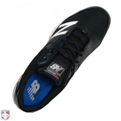 New Balance Referee And Umpire Shoes New Balance V3 Black & White Low-Cut Umpire Base Shoes -smitty shop MU950XT3 New Balance V3 Black White Low Cut Umpire Base Shoes Top View