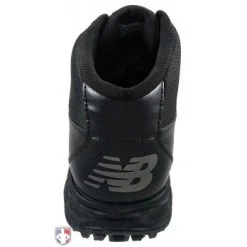 New Balance Referee And Umpire Shoes New Balance V3 All-Black Mid-Cut Umpire Base Shoes -smitty shop MUM950B3 New Balance V3 All Black Mid Cut Umpire Base Shoes Back View