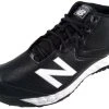 New Balance Referee And Umpire Shoes New Balance V3 Black & White Mid-Cut Umpire Base Shoes