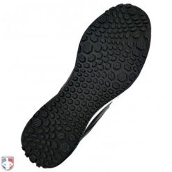 New Balance Referee And Umpire Shoes New Balance V3 Black & White Mid-Cut Umpire Base Shoes -smitty shop MUM950T3 New Balance V3 Black White Mid Cut Umpire Base Shoes Sole View