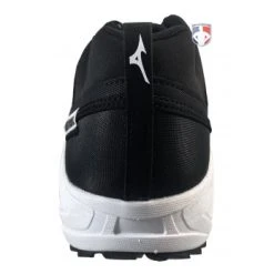 Mizuno Ambition 2 All-Surface Black & White Low-Cut Shoes -smitty shop MZ AB2L Mizuno Ambition 2 All Surface Low Cut Umpire Referee Turf Shoe Back Heel