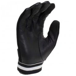 Neumann Officials Gloves Neumann All-Black Officials Gloves -smitty shop NEU LEATHER BK Neumann Leather Palm Officials Gloves Black Palm View
