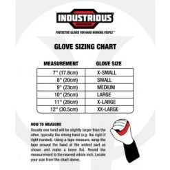 Industrious Handwear Sports Officials Black Gloves - Winter Style -smitty shop ORF Industrious Handwear Sports Officials Gloves Year Round Style sizing chart 2