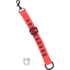 Smitty Officials Apparel Orange Nylon Chain Clip With Plastic Yard Marker Slide