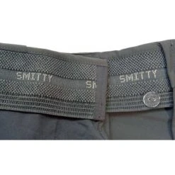 Smitty Umpire Smitty Performance Poly Spandex Charcoal Grey Flat Front Umpire Plate Pants With Expander Waistband -smitty shop Poly Spandex Expander Waist Inside 4