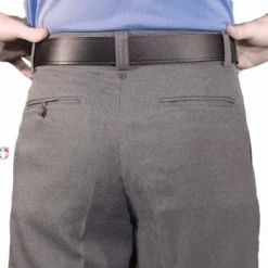 Smitty Umpire Smitty Heather Grey Umpire Base Pants With Expander Waistband -smitty shop S11X attempt 2 Smitty Heather Grey Base Pants back