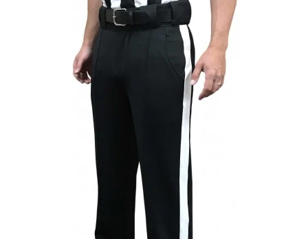 Smitty Officials Apparel Smitty Performance Poly Spandex Tapered Fit Black Football Referee Pants 1 Smitty Officials Apparel Smitty Performance Poly Spandex Tapered Fit Black Football Referee Pants
