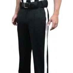 Smitty Officials Apparel Smitty Warm Weather Tapered Fit Black Football Referee Pants