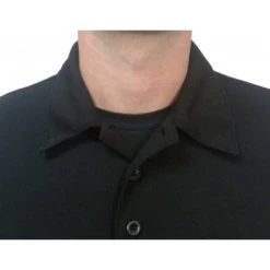 Smitty Umpire Smitty Long Sleeve Vertical Stripe Umpire Shirt 21 Smitty Umpire Smitty Long Sleeve Vertical Stripe Umpire Shirt -smitty shop S311 BK Collar