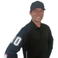 Smitty Umpire Smitty Long Sleeve Vertical Stripe Umpire Shirt 22 Smitty Umpire Smitty Long Sleeve Vertical Stripe Umpire Shirt -smitty shop S311 BK with N4 SUB WBW