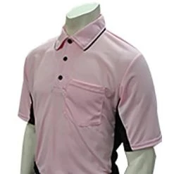 Smitty Umpire Smitty Major League Replica Umpire Shirt - Pink With Black