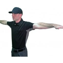 Smitty Umpire Smitty V2 Major League Replica Umpire Shirt - Black With Charcoal Grey -smitty shop S314 BK Smitty V2 Major League Replica Black with Charcoal Grey Worn Safe