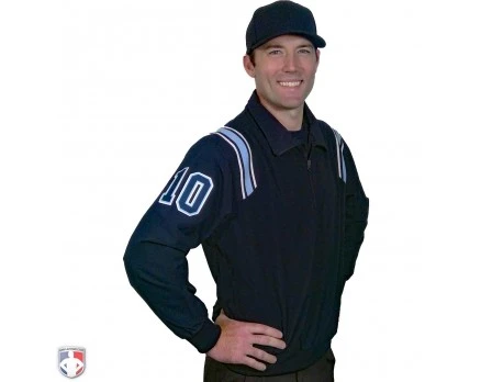 Smitty Umpire Smitty Traditional Half-Zip Umpire Jacket - Navy And Powder Blue 3 Smitty Umpire Smitty Traditional Half-Zip Umpire Jacket - Navy And Powder Blue - Image 3