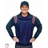 Smitty Umpire Smitty Traditional Half-Zip Umpire Jacket - Navy And Red