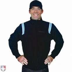 Smitty Umpire Smitty Major League Style Fleece Lined Umpire Jacket - Black And Polo Blue