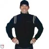 Smitty Umpire Smitty Major League Style Fleece Lined Umpire Jacket - Black And White