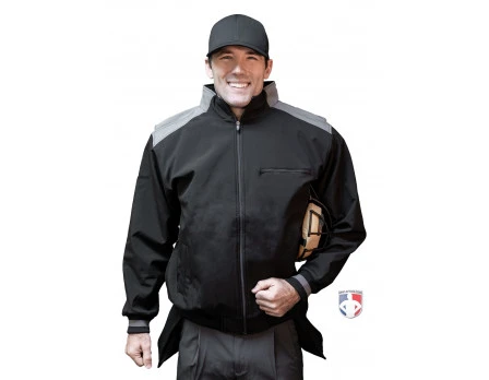 Smitty Umpire Smitty Major League Replica Thermal Umpire Jacket - Black With Charcoal Grey 7 Smitty Umpire Smitty Major League Replica Thermal Umpire Jacket - Black With Charcoal Grey - Image 7