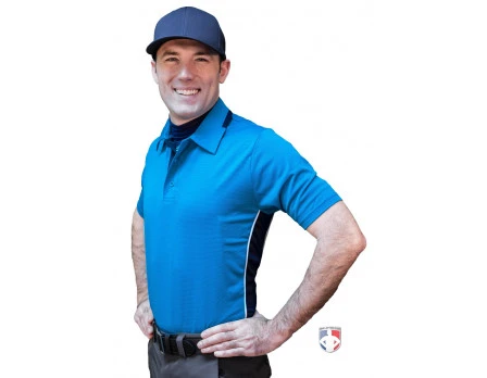 Smitty Umpire Smitty NCAA Softball Short Sleeve Body Flex Men's Umpire Shirt - Bright Blue 1 Smitty Umpire Smitty NCAA Softball Short Sleeve Body Flex Men's Umpire Shirt - Bright Blue