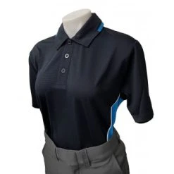 Smitty Umpire Smitty NCAA Softball Short Sleeve Body Flex Women's Umpire Shirt - Midnight Navy -smitty shop S346 MB Smitty NCAA Softball Short Sleeve Body Flex Womens Umpire Shirt Midnight Blue