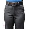 Smitty Umpire Smitty Women's Performance Poly Spandex Charcoal Grey Flat Front Plate Umpire Pants