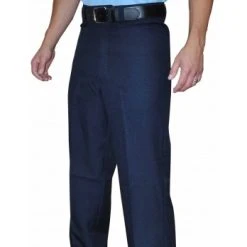 Smitty Umpire Smitty Navy Flat Front Volleyball Referee / Umpire Pants With Western-Cut Pockets