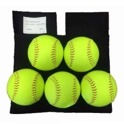 Smitty Umpire Smitty Deluxe XL Expandable Umpire Ball Bag -smitty shop S383 5softballs with white background 1