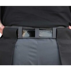 Smitty Umpire Smitty Performance Poly Spandex Charcoal Grey Plate Umpire Pants 10 Smitty Umpire Smitty Performance Poly Spandex Charcoal Grey Plate Umpire Pants -smitty shop S392 SMITTY PERFORMANCE POLY SPANDEX CHARCOAL GREY PLATE UMPIRE PANTS BACK CLOSE UP 2