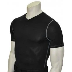 Smitty Officials Apparel Smitty Compression Fit V-Neck Short Sleeve T-Shirt