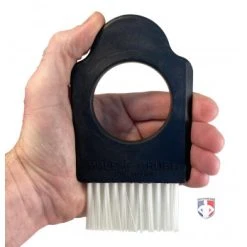 3-in-1 Softball Umpire Plate Brush Tool With Scraper -smitty shop SB2000 3 in 1 Softball Umpire Plate Brush Tool with Scraper in hand