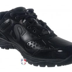 Smitty Umpire Smitty All-Black Umpire / Referee Field Shoes -smitty shop SM FIELD Smitty Field Umpire Referee Shoes Front Angled Inside View 1