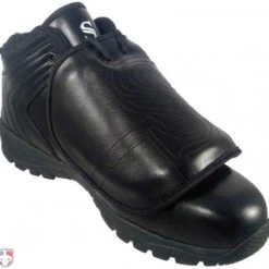 Smitty Umpire Smitty All-Black Mid-Cut Umpire Plate Shoes 14 Smitty Umpire Smitty All-Black Mid-Cut Umpire Plate Shoes -smitty shop SM Plate Front Angled Inside