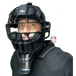 ALL-STAR Umpire Gear All-Star 4" Umpire Throat Guard -smitty shop TG3Y 4 All Star 4 Umpire Throat Guard worn