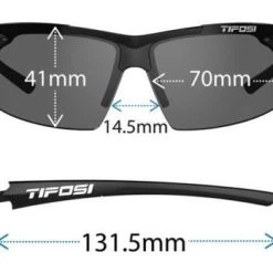 Tifosi Optics Tifosi Track Sunglasses - Gloss Black / Smoke 13 Tifosi Optics Tifosi Track Sunglasses - Gloss Black / Smoke -smitty shop TIF TRACK GB Tifosi Track Sunglasses Gloss Black Smoke Dimensions