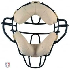 Team Wendy Umpire Mask Replacement Pads - Tan -smitty shop Team Wendy Tan in Black Frame Inside 1