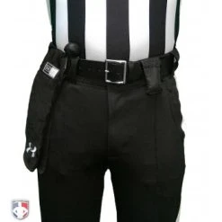 Under Armour Undeniable Football Referee Towel -smitty shop UA FB TOWEL BK Under Armour Undeniable Football Referee Towel Worn on Blet Closeup