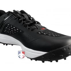 Under Armour Yard Turf Black & White Field Shoes -smitty shop UA YT Under Armour Yard Turf Black White Field Shoes Charged profile inside wm