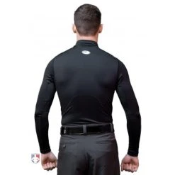 Under Armour V2 ColdGear Compression Long Sleeve Mock Shirt -smitty shop UACG MOCK2 BK Under Armour V2 ColdGear Compression Long Sleeve Mock Shirt Back