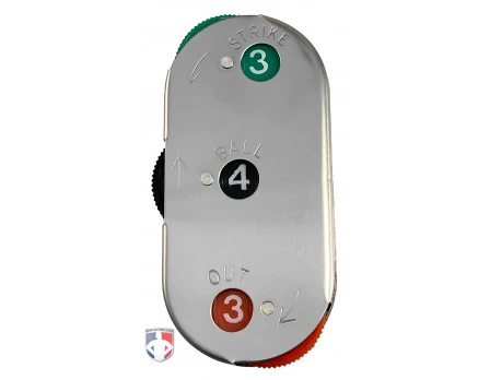 ALL-STAR Umpire Gear All-Star 3-Dial Steel Umpire Indicator - 4/3/3 Count 1 ALL-STAR Umpire Gear All-Star 3-Dial Steel Umpire Indicator - 4/3/3 Count