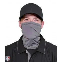 UMPLIFE Neck Gaiter -smitty shop ULF GAITER CH UMPLIFE Neck Gaiter Worn Up Front Charcoal Grey