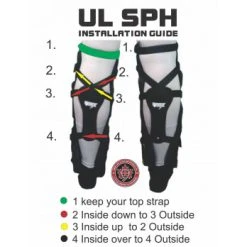 UMPLIFE Flex Umpire Shin Guard Harness -smitty shop ULF Shin Guard Strap instructions