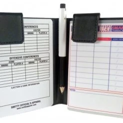 UMPLIFE Pro Grade Magnetic "Book" Style 5" Umpire Lineup Card Holder / Game Card Referee Wallet -smitty shop ULF T5 with Baseball Cards and Pencil 1