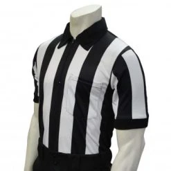 Smitty Officials Apparel Smitty 2 1/4" Stripe Body Flex Short Sleeve Football Referee Shirt