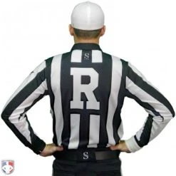 Smitty Officials Apparel Smitty CFO College 2" Dye Sublimated Long Sleeve Football Referee Shirt 9 Smitty Officials Apparel Smitty CFO College 2" Dye Sublimated Long Sleeve Football Referee Shirt -smitty shop USA116CFO R Smitty CFO 2 Stripe Long Sleeve Football Referee Shirt Worn Back View
