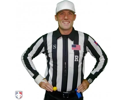 Smitty Officials Apparel Smitty CFO College 2" Dye Sublimated Long Sleeve Football Referee Shirt 2 Smitty Officials Apparel Smitty CFO College 2" Dye Sublimated Long Sleeve Football Referee Shirt - Image 2
