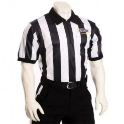 Kentucky (KHSAA) 2" Stripe Dye Sublimated Short Sleeve Football Referee Shirt