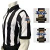 Indiana (IHSAA) 2 1/4" Stripe Body Flex Short Sleeve Football Referee Shirt