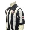 Nebraska (NSAA) 2 1/4" Stripe Short Sleeve Football Referee Shirt With NHSOA Logo